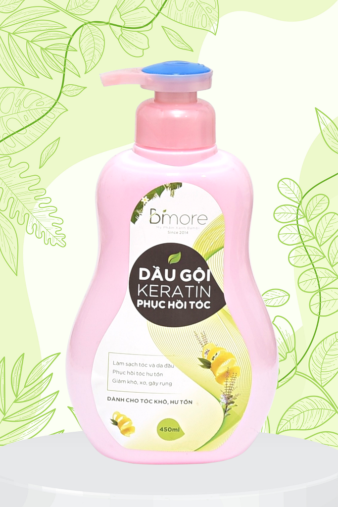 Dầu gội Keratin phục hồi Tóc 450ml