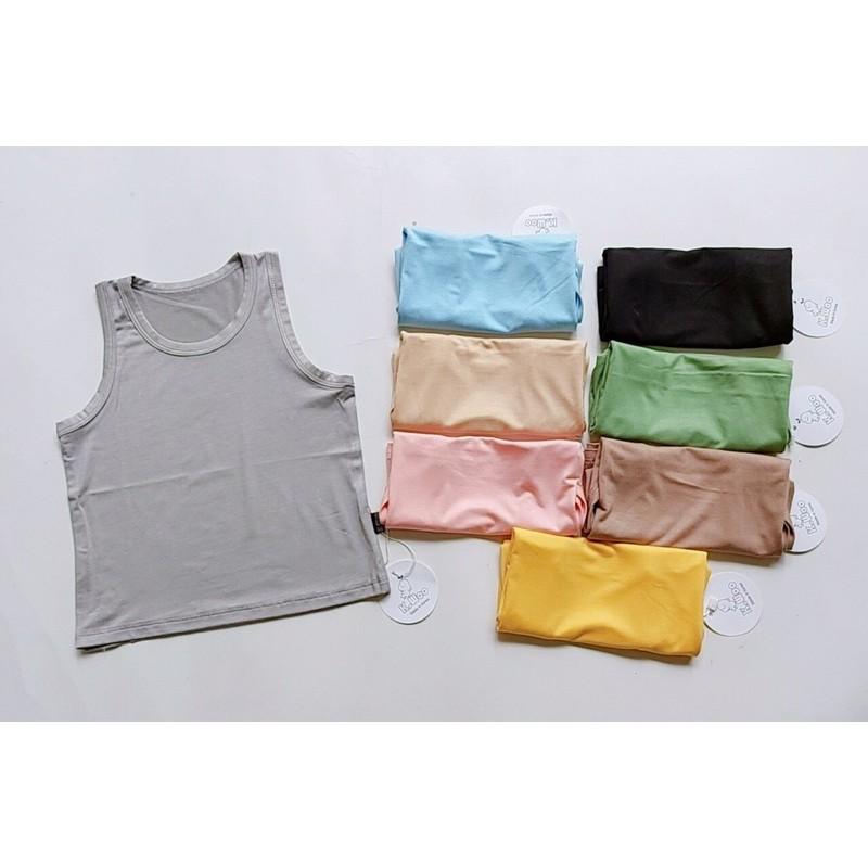Áo ba lỗ petit thun lạnh Kwoo cho bé trai / bé gái