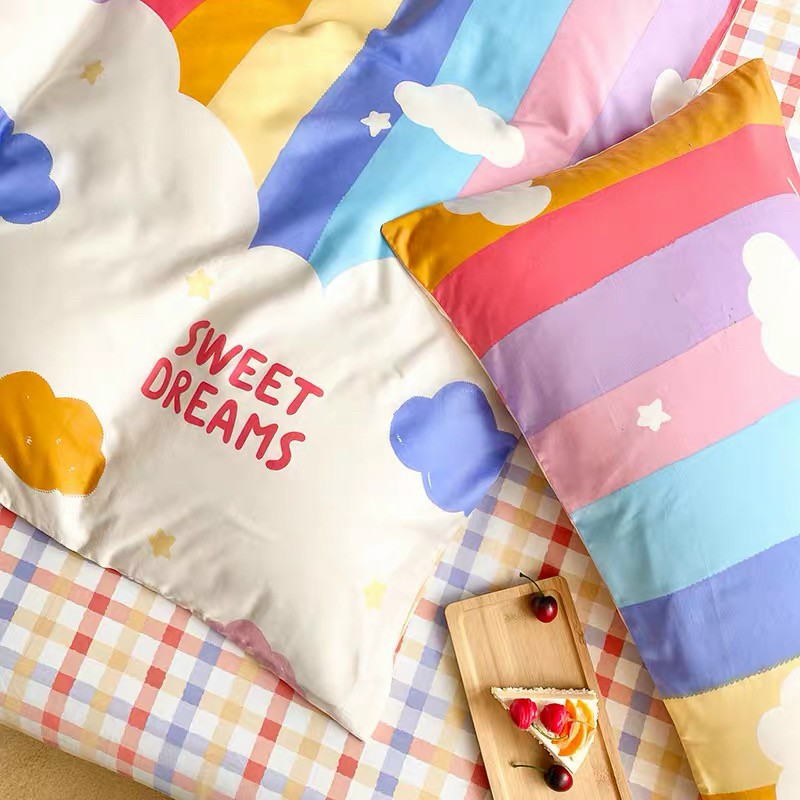 Bộ chăn ga gối cotton LIDACO PL1 - Sweet Dreams