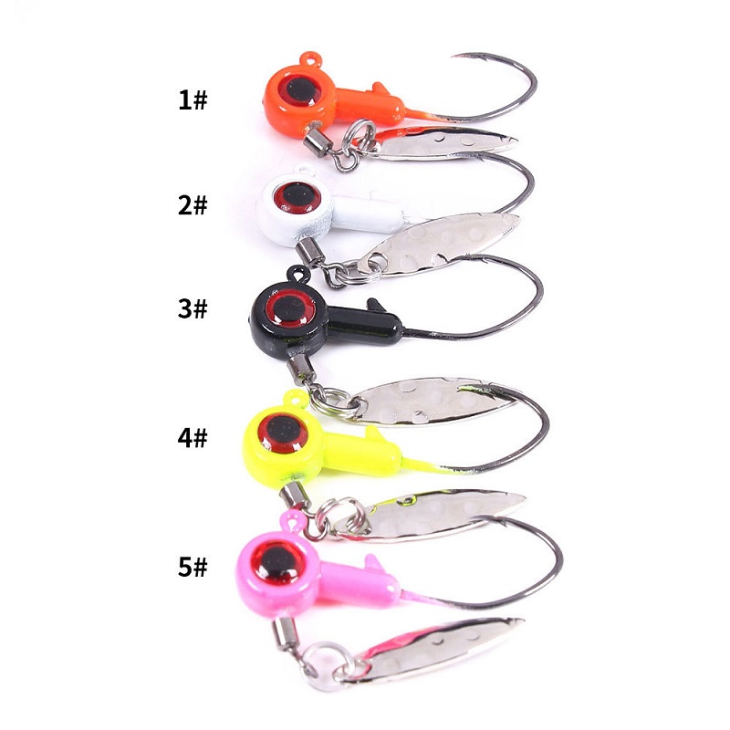 Set 5 Mồi Câu Cá Giả 3D HENGJIA MO17 Thiết Kế Nhỏ Gọn 1.75G-3.5G Chuyên Câu Lure, Câu Biển - Sanami Fishing Store