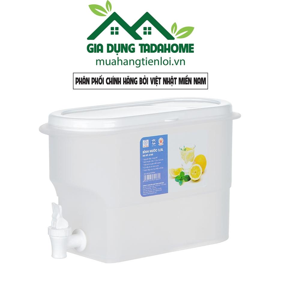 Bình Đựng Nước 3,5L Để Tủ Lạnh Có Vòi Siêu Tiện Lợi Việt Nhật 6785 - TADAHOME