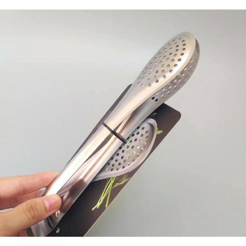 Dụng Cụ Kẹp Gắp Đồ Ăn Bằng Thép Không Gỉ Cao Cấp CKT302