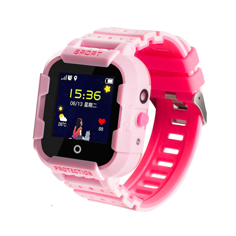 Đồng hồ thông minh định vị trẻ em Wonlex KT03 màu hồng - Hàng Chính Hãng