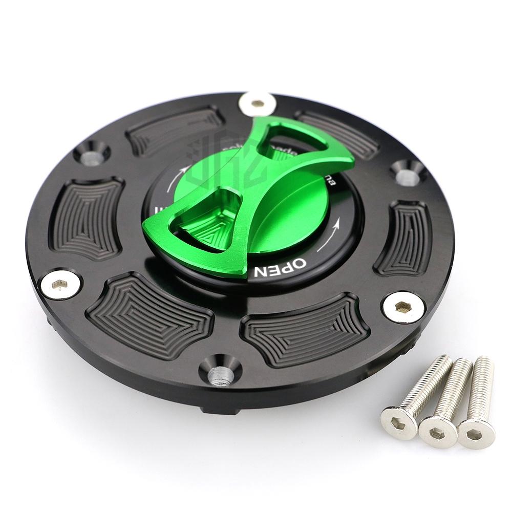 Nắp bình xăng nhôm CNC trang trí bảo vệ xe máy KAWASAKI Ninja250 NINJA300 Z250 Z300 2017-2019