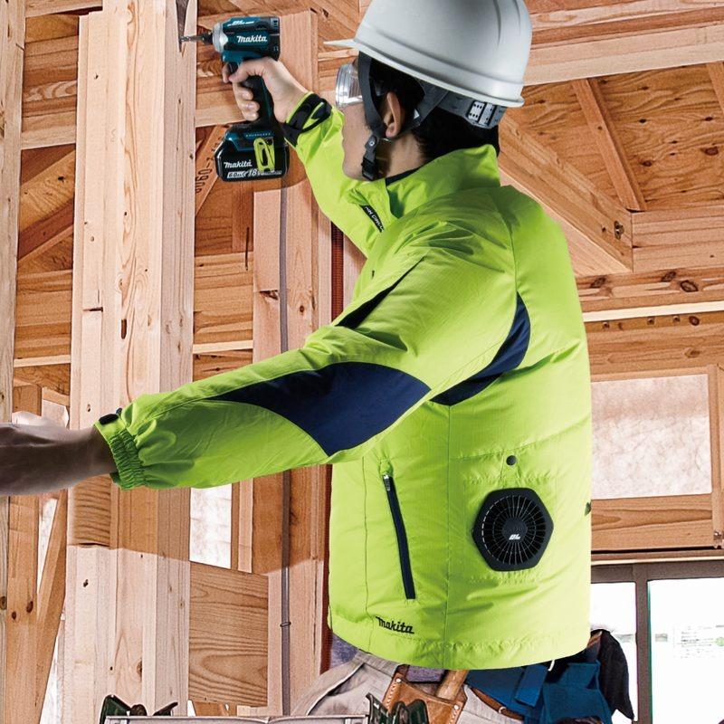 ÁO KHOÁC CÓ QUẠT DÙNG PIN MAKITA DFJ212AM - HÀNG CHÍNH HÃNG