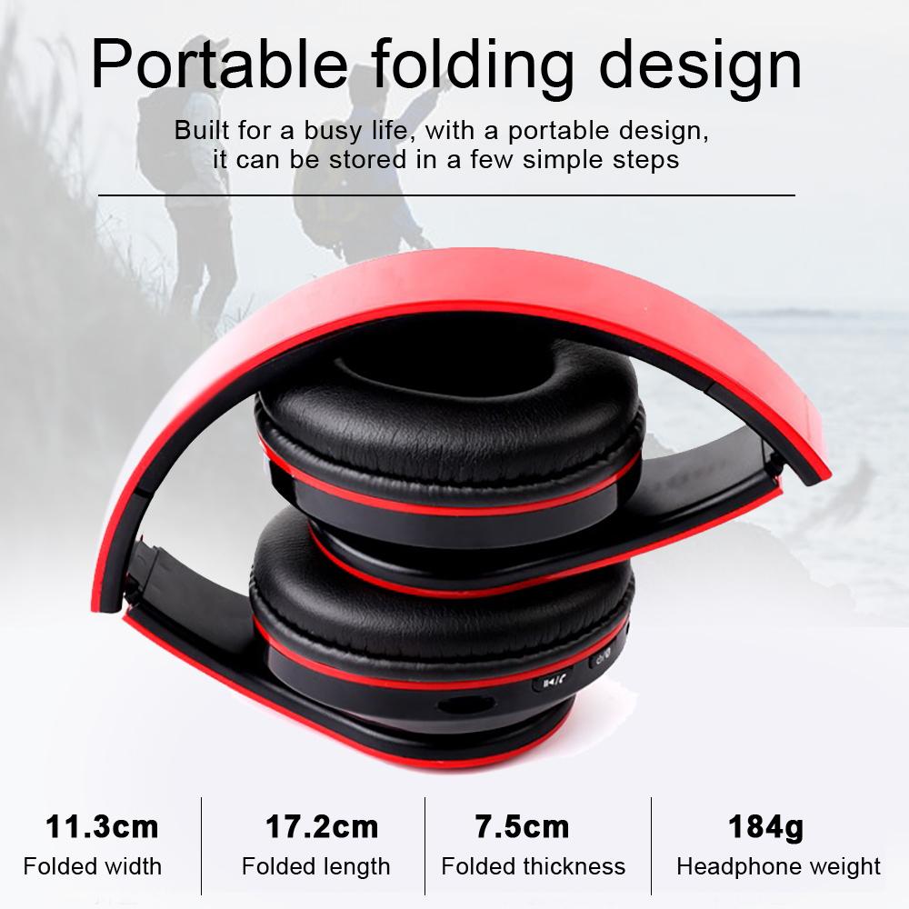 B39 LED Nhiều Màu Sắc Thở Đèn Gấp Di Động Được Xây Dựng Trong FM Không Dây Bluetooth Tai Nghe Có MIC Hỗ Trợ Thẻ TF Mp3 người Chơi