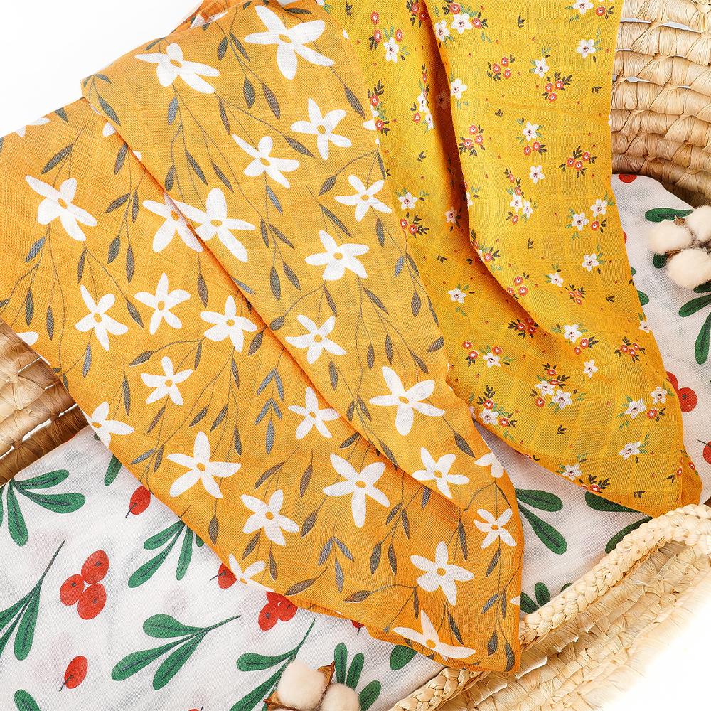 Kangobaby # Tre Cotton Thời Trang # Cầu Vồng Và Koala Nhiều Màu Sắc In Hình Cho Bé Quấn Swaddle Chăn