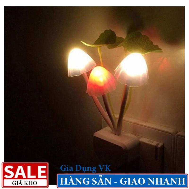 Đèn Ngủ Led Cảm Biến Ánh Sáng Hình Nấm