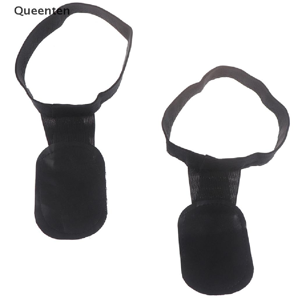 Queenten 1Pc Massager Shapewear Chest Belt Back Shoulder Posture Corrector Black QT