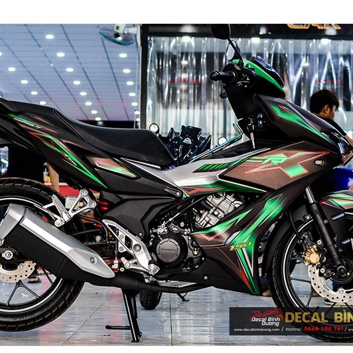 Tem Trùm dành cho Winner X Đen Nhám Phối Xanh Lá
