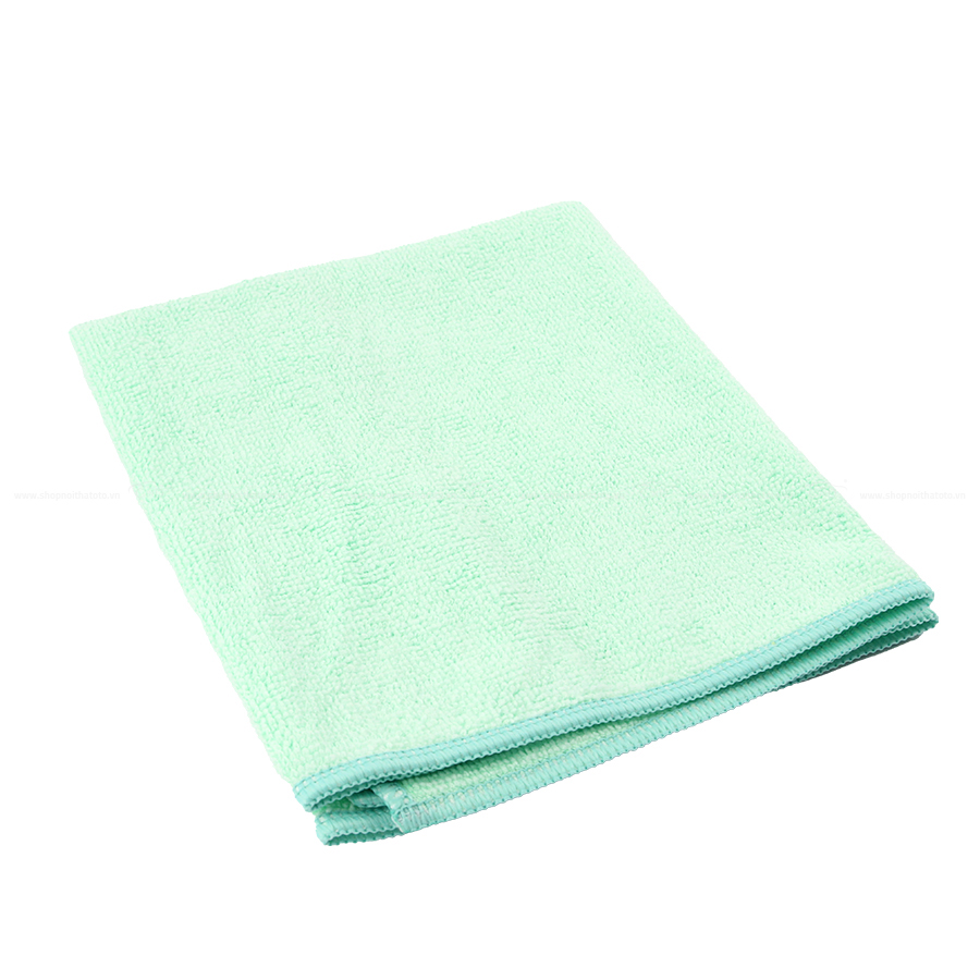 Hình ảnh Khăn Lau Microfiber CIND Màu Lá (40*40cm)