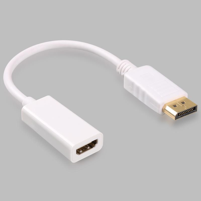 Giao hàng nhanh cáp chuyển dp sang hdmi HD displayport vỏ nhỏ chuyển video dp sang hdmi 1080P