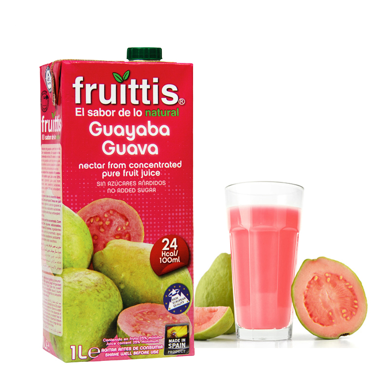Combo 2 hộp nước ép Fruittis ổi 1L