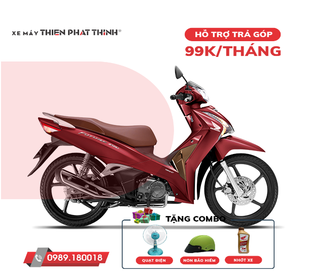 [SIÊU ƯU ĐÃI] - [TRẢ GÓP LÃI SUẤT THẤP] XE MÁY HONDA FUTURE 125FI ( phiên bản vành đúc)