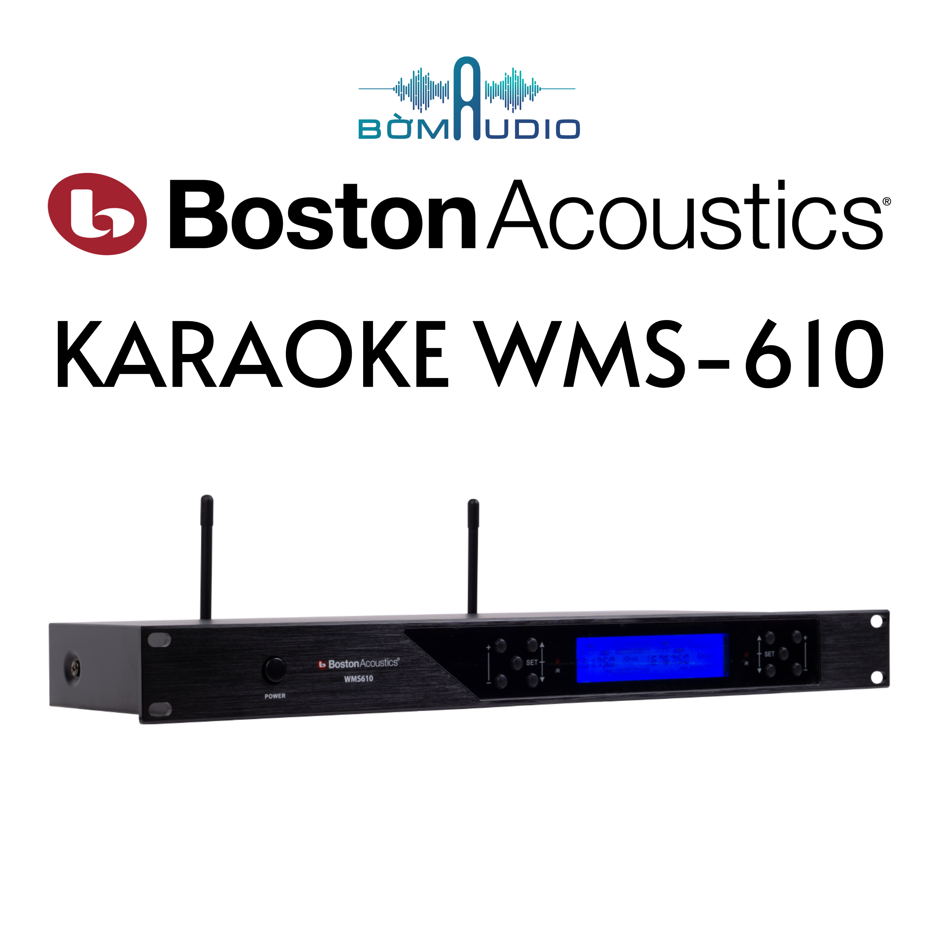 Micro Boston Acoustics WMS-610| Hàng chính hãng bảo hành 12 tháng trên toàn quốc| NEW 100%