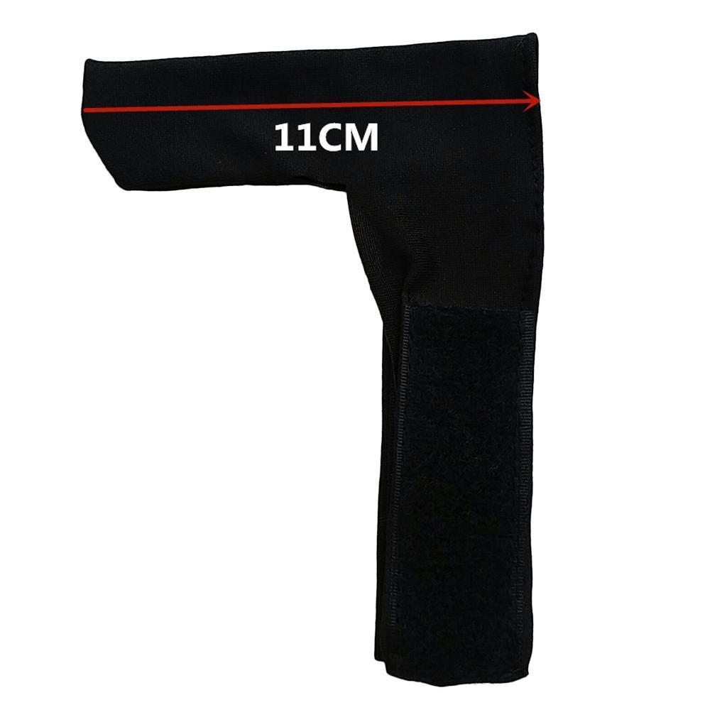 Universal Bowling Finger Grip Protector Replacement Black