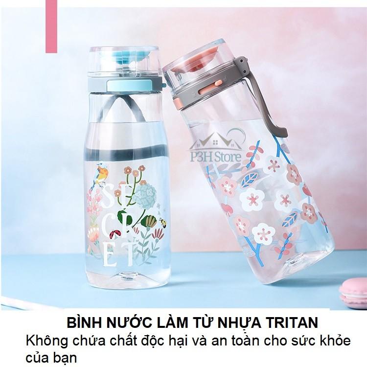 Bình Nước nhựa Tritan Lock&Lock One Touch dung tích 500ml ABF687