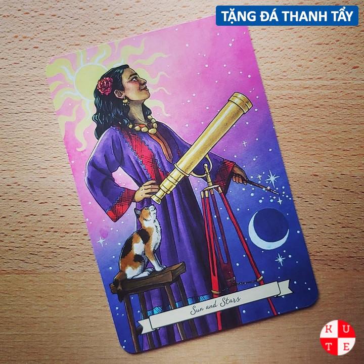 Bộ Bài Everyday Witch Oracle 40 Lá Bài Tặng File Tiếng Anh Và Đá Thanh Tẩy