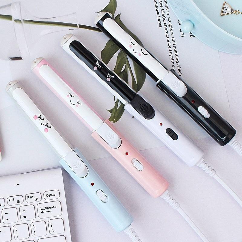 MÁY UỐN TÓC XOĂN MINI TẠO KIỂU CẦM TAY NHỎ GỌN TIỆN LỢI MANG THEO ĐI DU LỊCH , CÔNG TÁC - MÁY CÚP TÓC UÔN LỌN KÈM HỘP