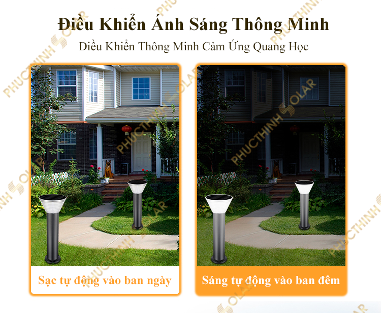 Đèn Sân Vườn Đèn Trang Trí Sân Vườn 5W Jindian ENTELECHY T800 Hàng Chính Hãng | Phúc Thịnh Solar