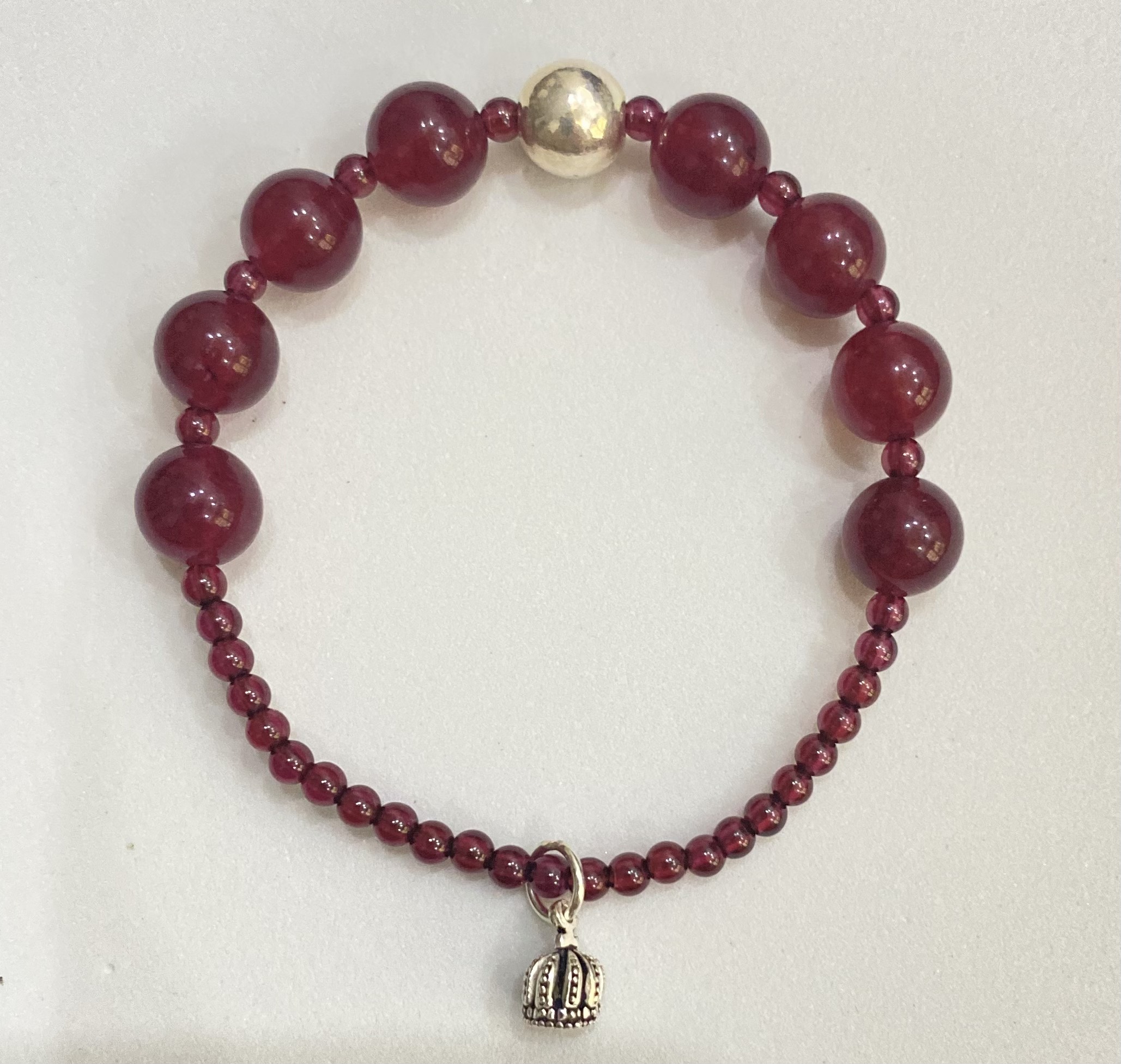 HCM- VÒNG TAY ĐÁ GARNET VÀ THẠCH ANH ĐỎ