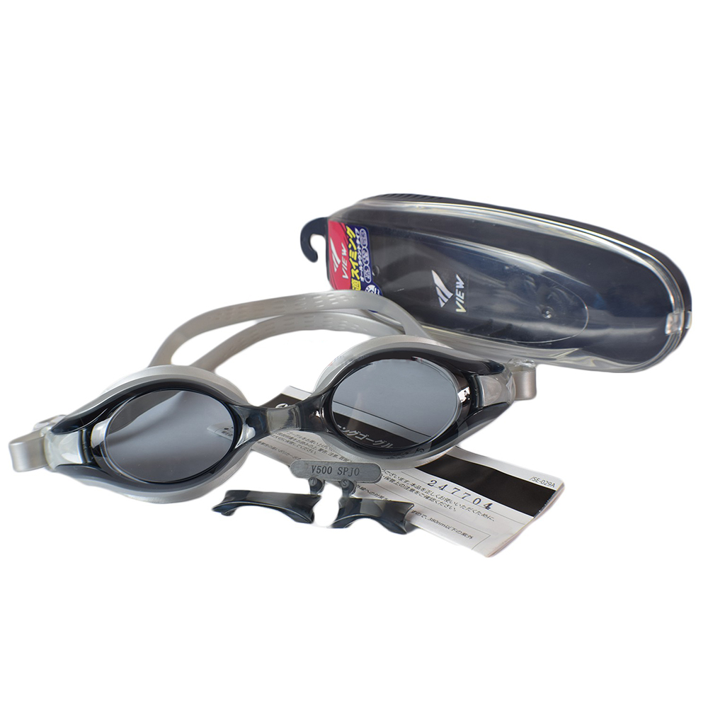 Kính bơi Nhật Bản hiệu VIEW V500S LSL Chống Tia UV Chống Sương Mù (Xám) - Hàng chính hãng 100% sản xuất tại Nhật Bản