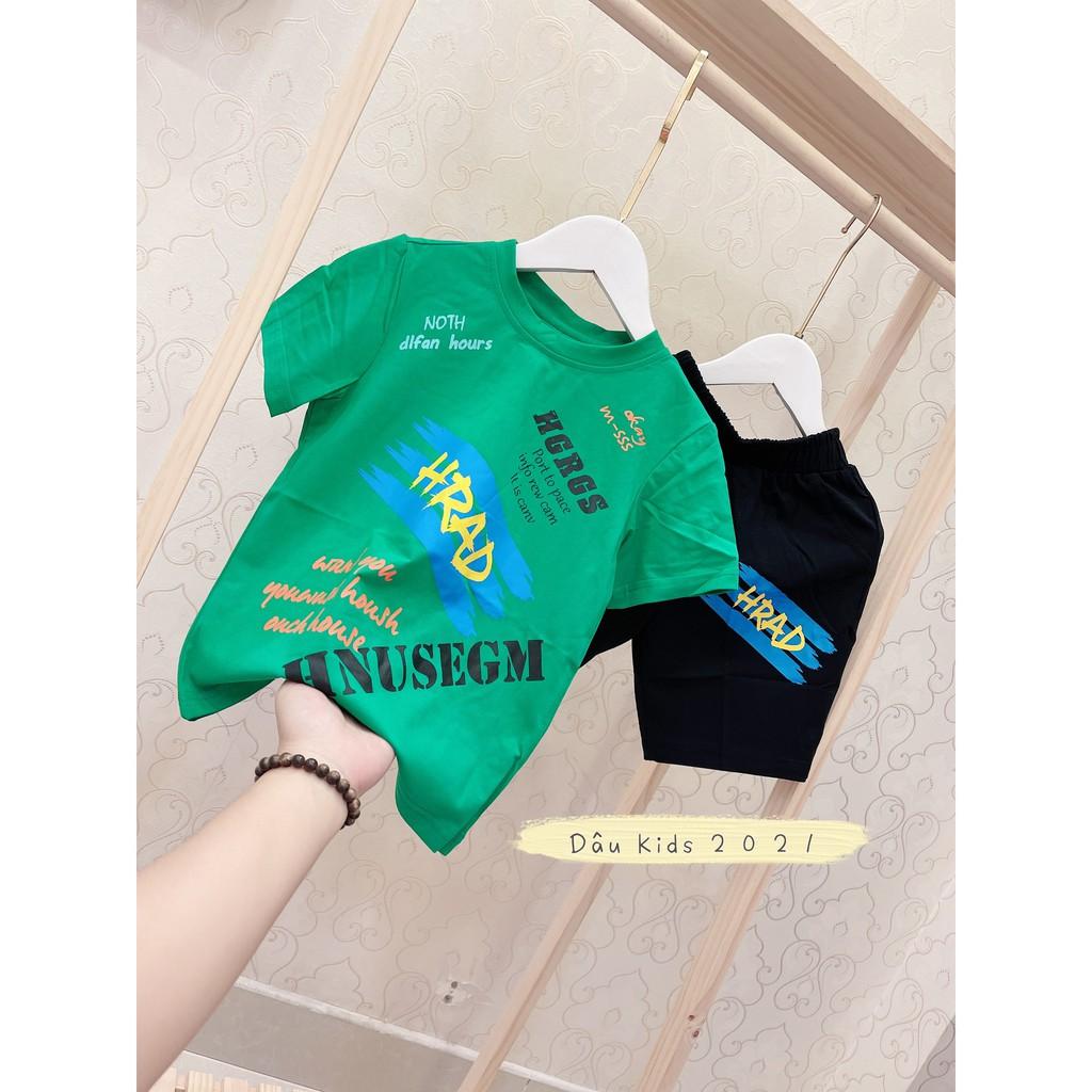 Bộ cotton 4c bé trai