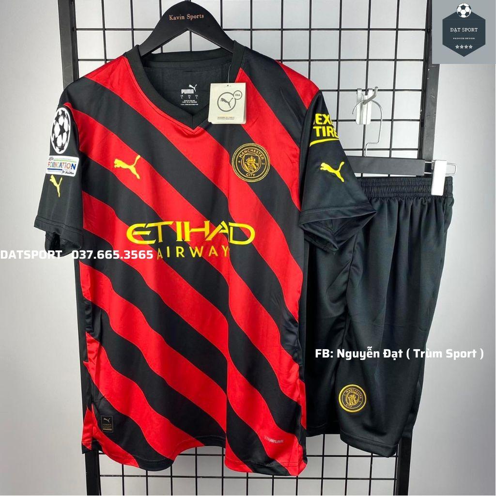 Quần áo bóng đá Mancity Bộ Áo Đấu CLB Manchester City. Hàng Gai Thái Cao Cấp - Thoáng Mát Cam Kết 100% Y Hình