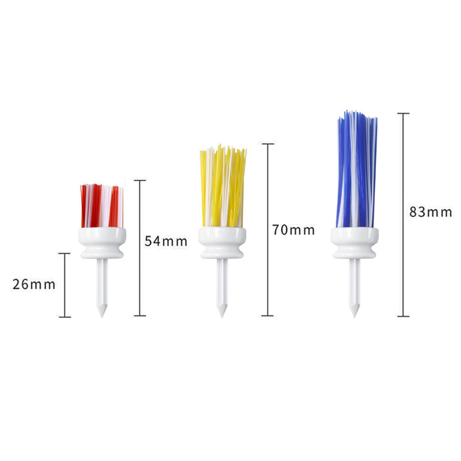 Brush Golf Tees Type Golf Equipment Low Friction Resistance Golf Ball Holder