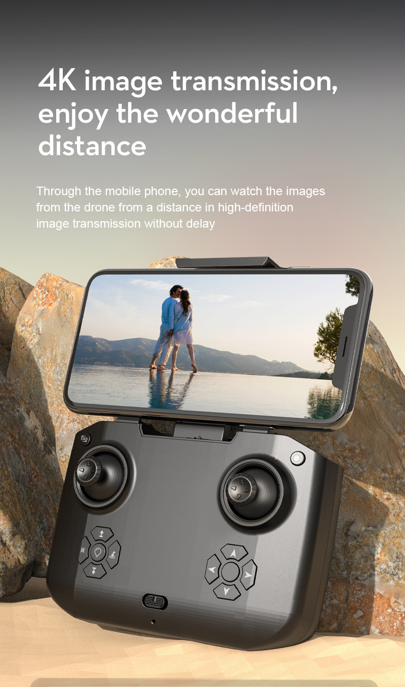 Flycam camera 4k UHD Drone chiều cao cố định Tự động tránh chướng ngại vật chuyến bay quỹ đạo Drone
