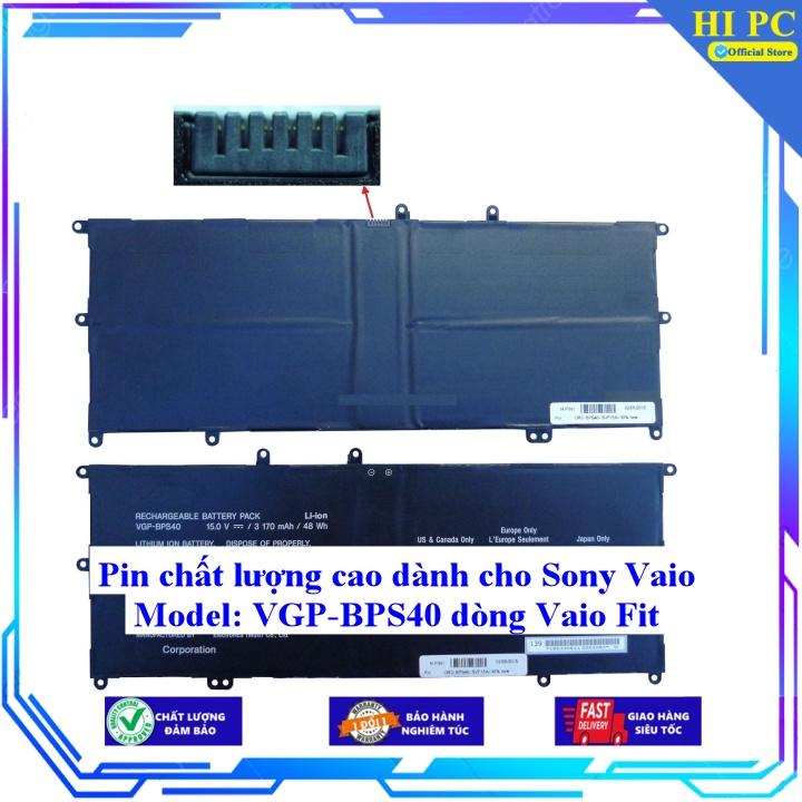 Pin chất lượng cao dành cho Sony Vaio Model: VGP-BPS40 dòng Vaio Fit - Hàng Nhập Khẩu