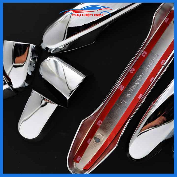 Bộ 4 ốp tay nắm cửa mạ crom Civic 2008-2011, 2012-2015, 2016-2020 sáng bóng chống trầy bảo vệ cửa xe ô tô