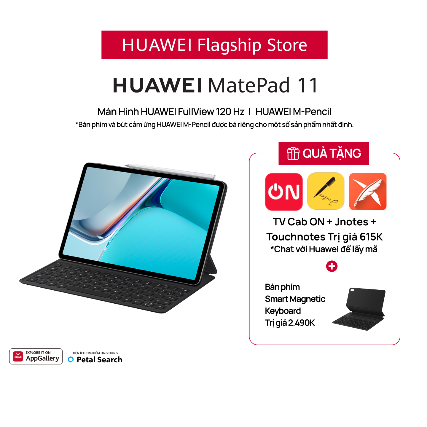 Máy Tính Bảng Huawei MatePad 11 | Màn Hình HUAWEI FullView 120 Hz | Hàng Chính Hãng