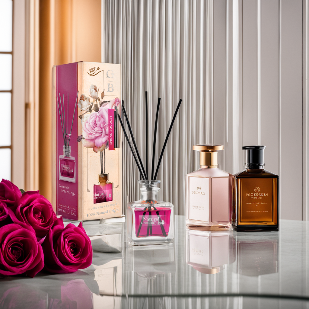 Nước hoa thơm phòng Elix - Garden Botanica - Hương Spring Bouquet (Hoa Anh Đào) - 100ml Khử mùi tốt, lưu hương lâu, sản phẩm Chính Hãng nhập khẩu Ba Lan