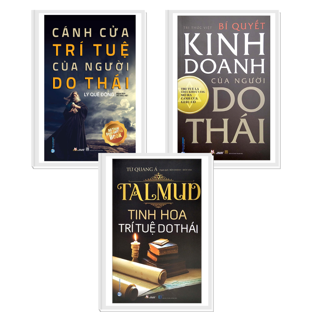 COMBO TALMUD - TINH HOA TRÍ TUỆ DO THÁI + CÁNH CỬA TRÍ TUỆ CỦA NGƯỜI DO THÁI + BÍ QUYẾT KINH DOANH CỦA NGƯỜI DO THÁI