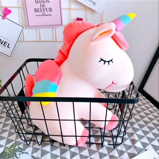 Gối ôm cho bé hình ngựa kỳ lân một sừng cao cấp
