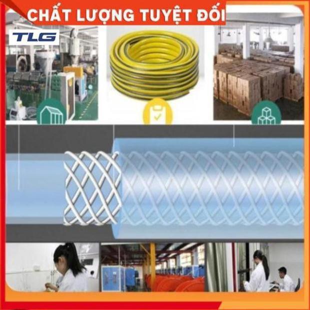 Bộ dây vòi xịt rửa xe, tưới cây, dọn dẹp nhà cửa 20m (cút đồng nối nhựa đen) 206843