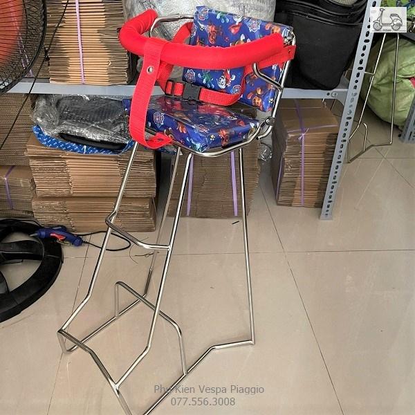 Ghế Đi Xe Máy Có Tựa Lưng Có Vòng Cho Bé Dành Cho Xe Vespa