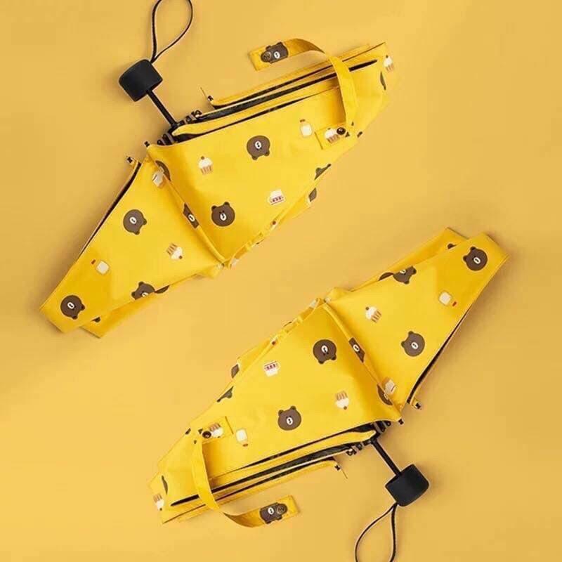 Dù Xếp Gọn Hình Gấu BROW Dễ Thương