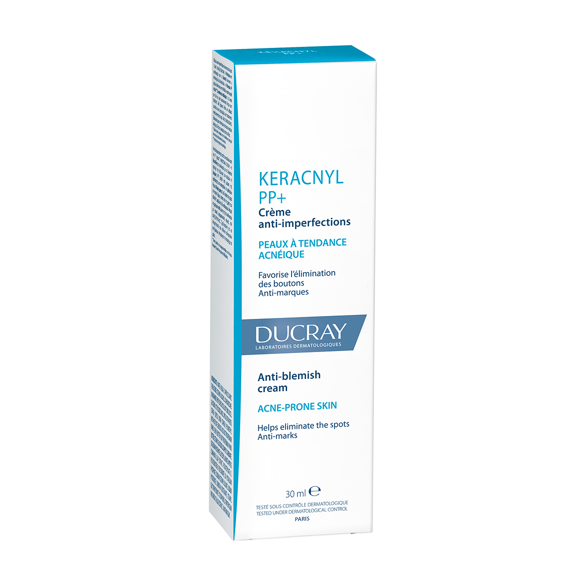 Kem ngừa mụn viêm &amp; thâm chuyên biệt dành cho da nhờn, tổn thương Ducray Keracnyl PP+ Anti-Blemish Cream 30ml