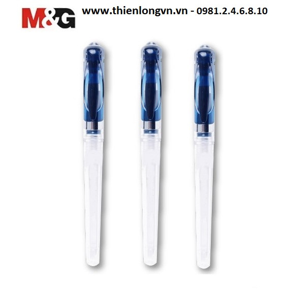 Combo 3 cây Bút nước - bút gel 0.7mm M&amp;G - GP1111 màu xanh
