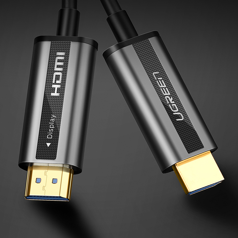 Cáp HDMI 2.0 Sợi Quang Dài 10M Hỗ Trợ 4K@60Hz HDR Cao Cấp Ugreen 50717 - Hàng chính hãng