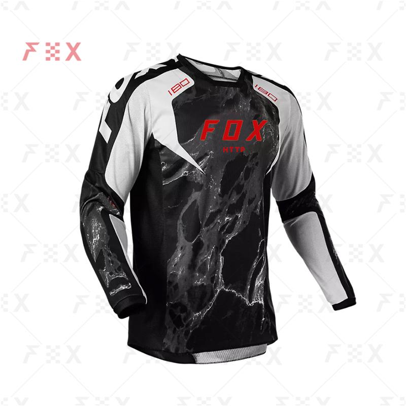 Enduro MTB Đi Xe Đạp Tay Áo Đạp Xe Jersey Xuống Dốc Áo Sơ Mi Camiseta Cảo Tháo Áo Thun Mx Xe Đạp Quần Áo HTTP Fox Mtb ÁO Color: B8 Size: XS