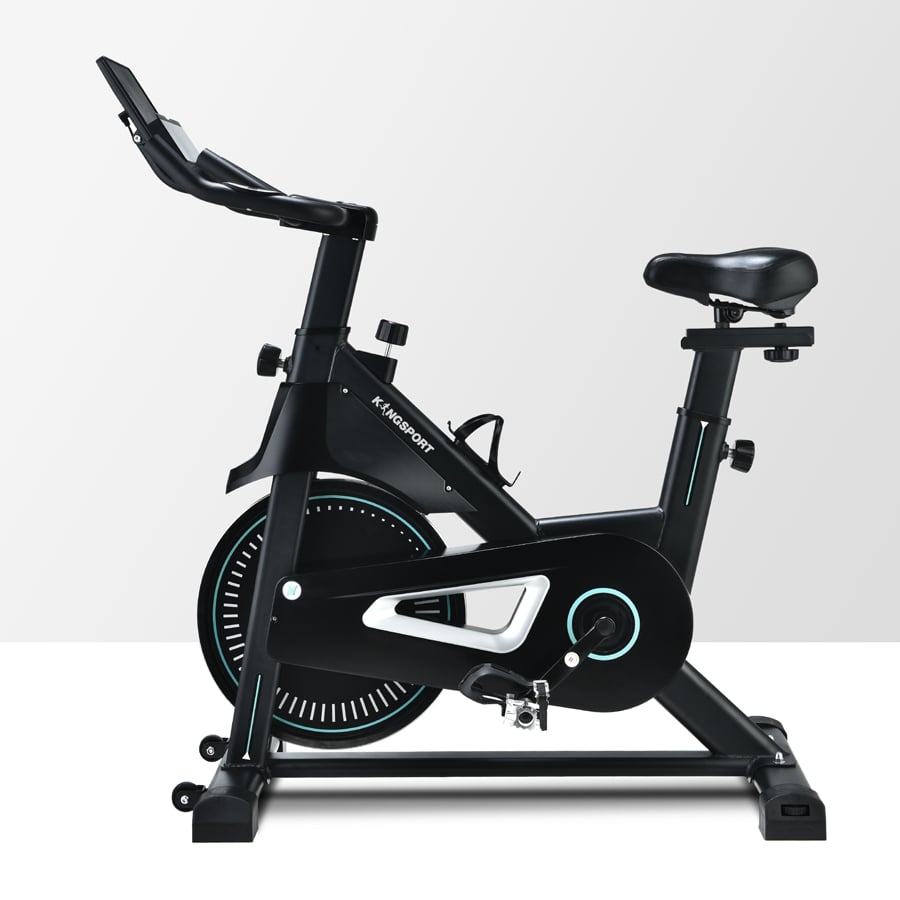 Xe đạp tập KINGSPORT Active E-01 thiết kế năng động, bánh đà 6kg, kháng lực từ tính êm ái, tích hợp đồng hồ đo lường chỉ số