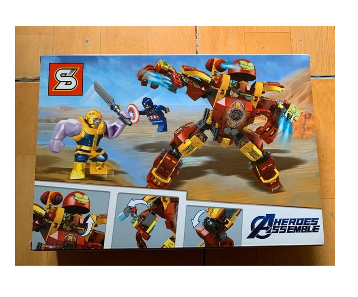 Lắp ráp super hero SY1108- Người sắt chiến đấu