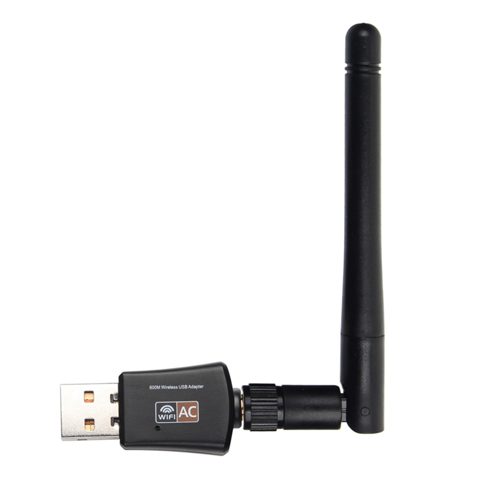 Bộ Điều Hợp WiFi USB Không Dây Băng Tần Kép 600MbPS Dongle 2.4GHz / 5.0GHz Ethernet 802.11ac Cho Ăng-Ten