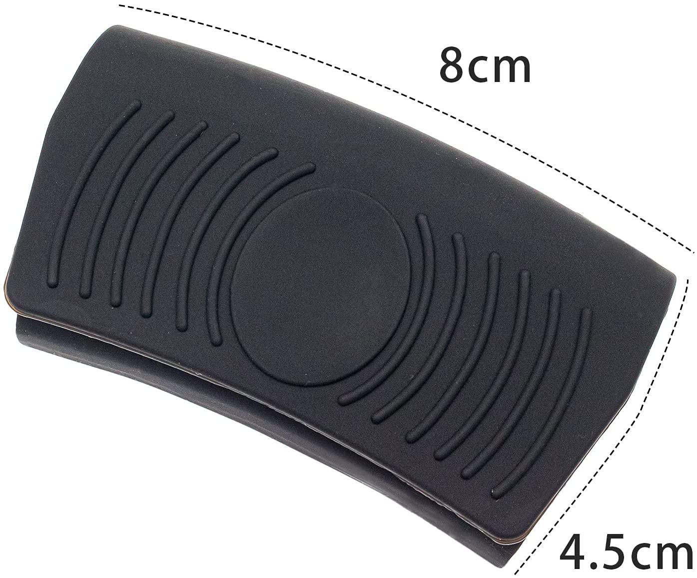 6 mảnh tay cầm silicone cho nồi có khả năng chịu nhiệt, tay cầm găng tay giẻ, tay cầm bằng chap silicon xử lý tay cầm tay, tay cầm tay cầm tay cầm tay cầm cho vỏ lò bảo vệ ngón tay