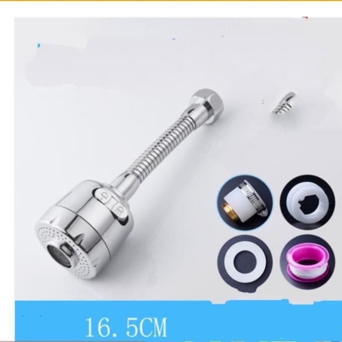 VÒI NƯỚC RỬA BÁT INOX TĂNG ÁP XOAY 360 ĐỘ - 206797