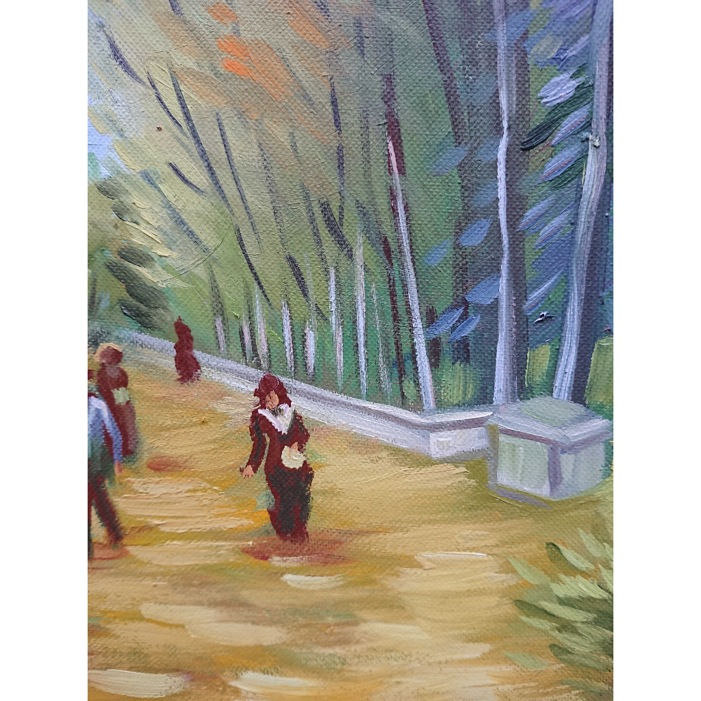 Tranh Sơn Dầu Vẽ Tay 30x40cm - Sang Thu