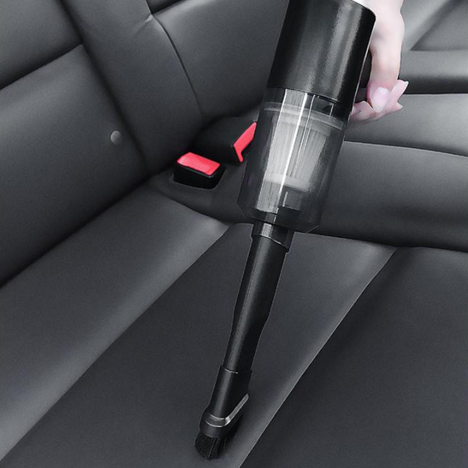Cordless Handheld Vacuum Cleaner with LED Lamp for Car Home Carpet Durable